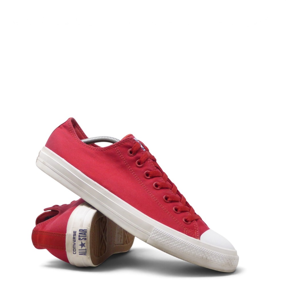 Converse Mens Chuck Taylor All Star 2 Ox Low Top Salsa Red 150151C Size 11.5
